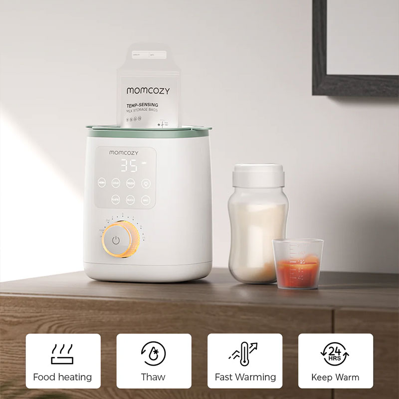 Нагревател за бебешки шишета 4 в 1 Momcozy Nutri Smart