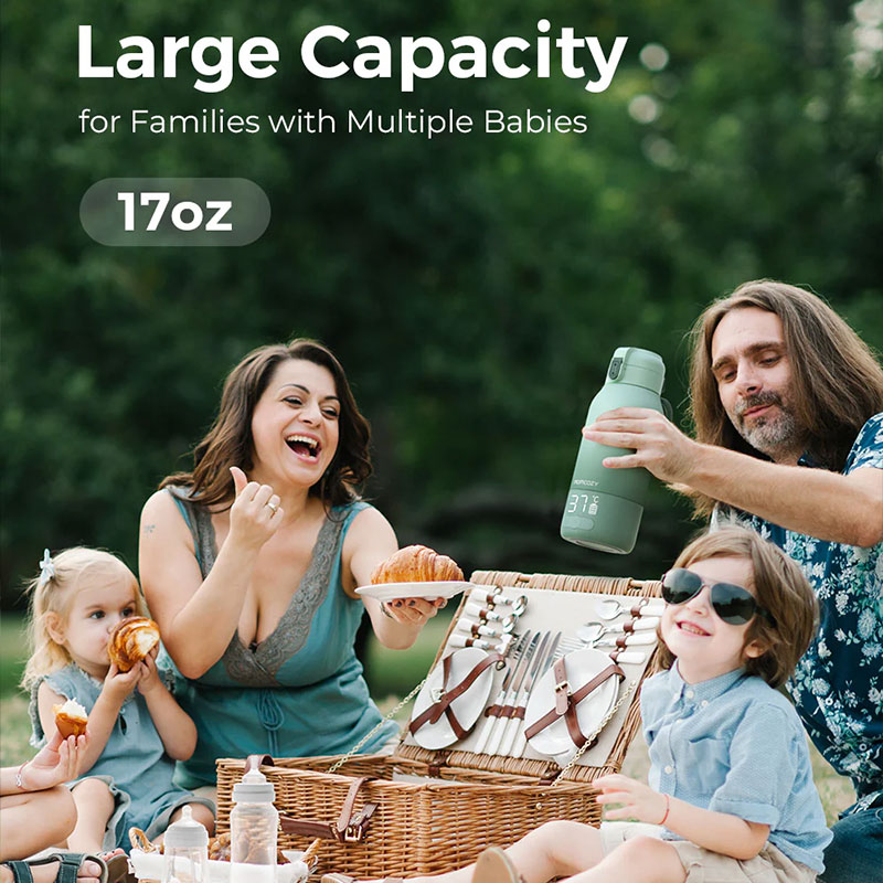 Супербърз преносим нагревател за мляко и вода Momcozy 500 мл