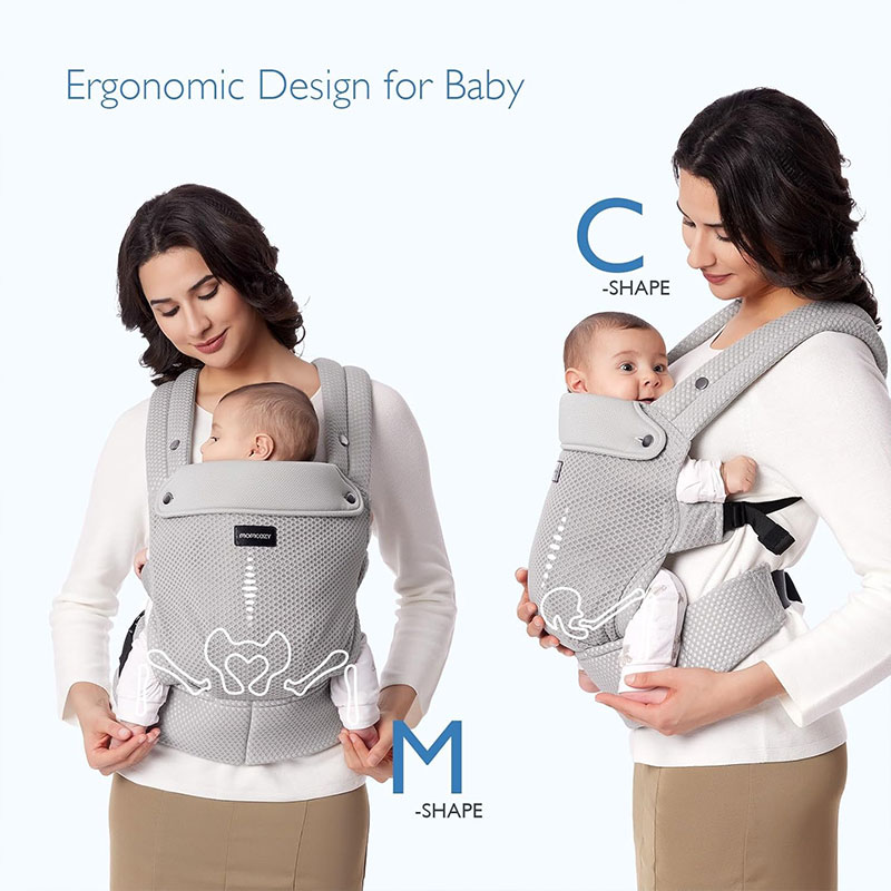 Ергономична раница Momcozy Air Mesh, 3 - 24 месеца