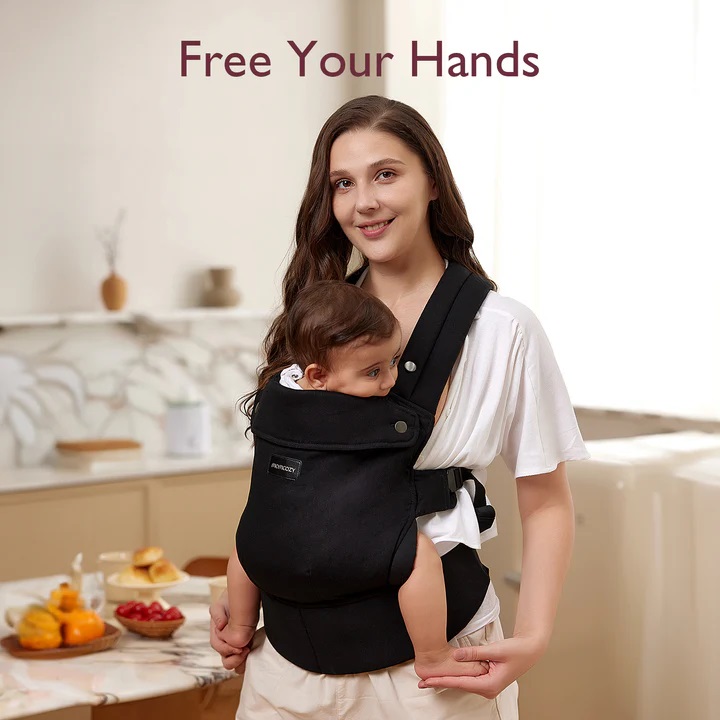 Ергономична раница Momcozy PureHug, 3 - 24 месеца