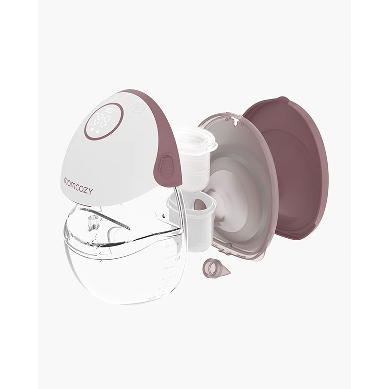 Двойна електрическа помпа за кърма Momcozy Mobile Style™ M6, Hands-free, Cozy Red
