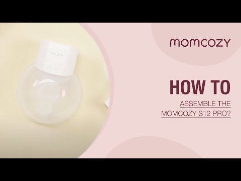 Електрическа помпа за кърма Momcozy S12 Pro, Hands-free, White